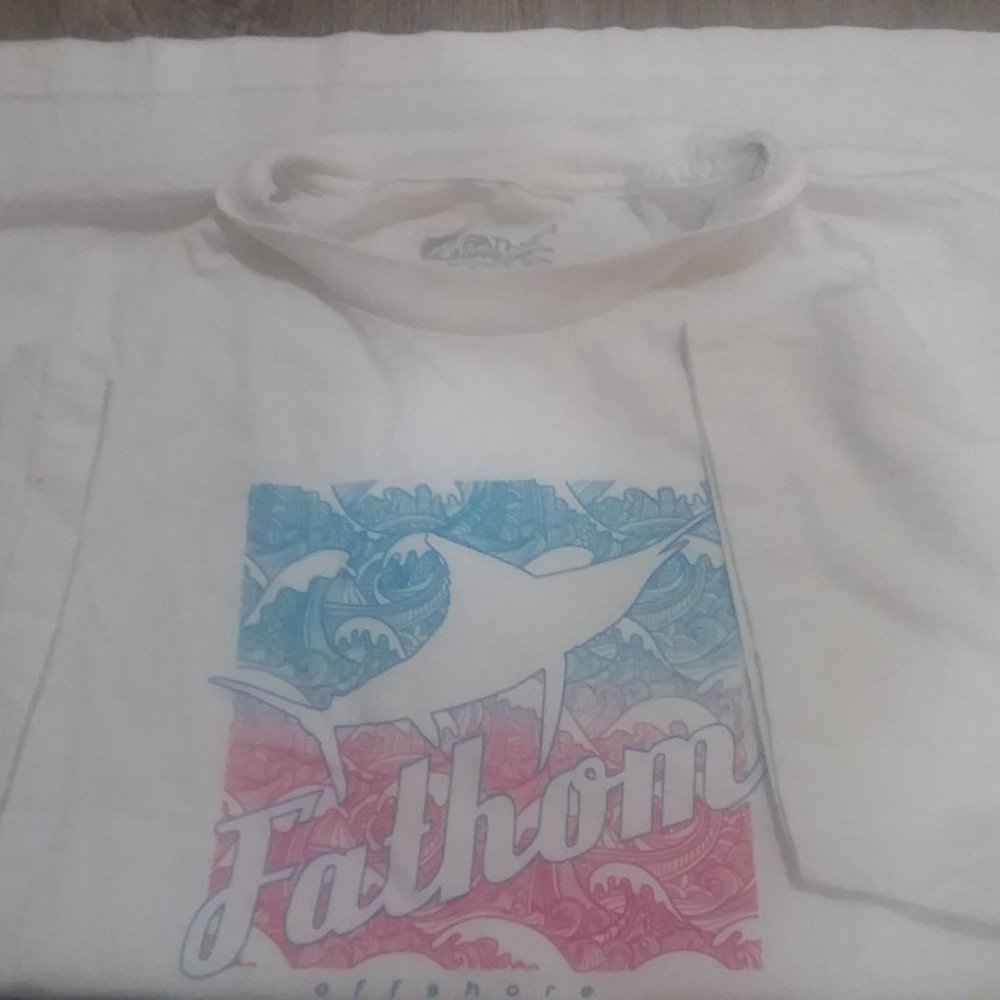Mens Graphic Tee 2XL Fathom Offshore